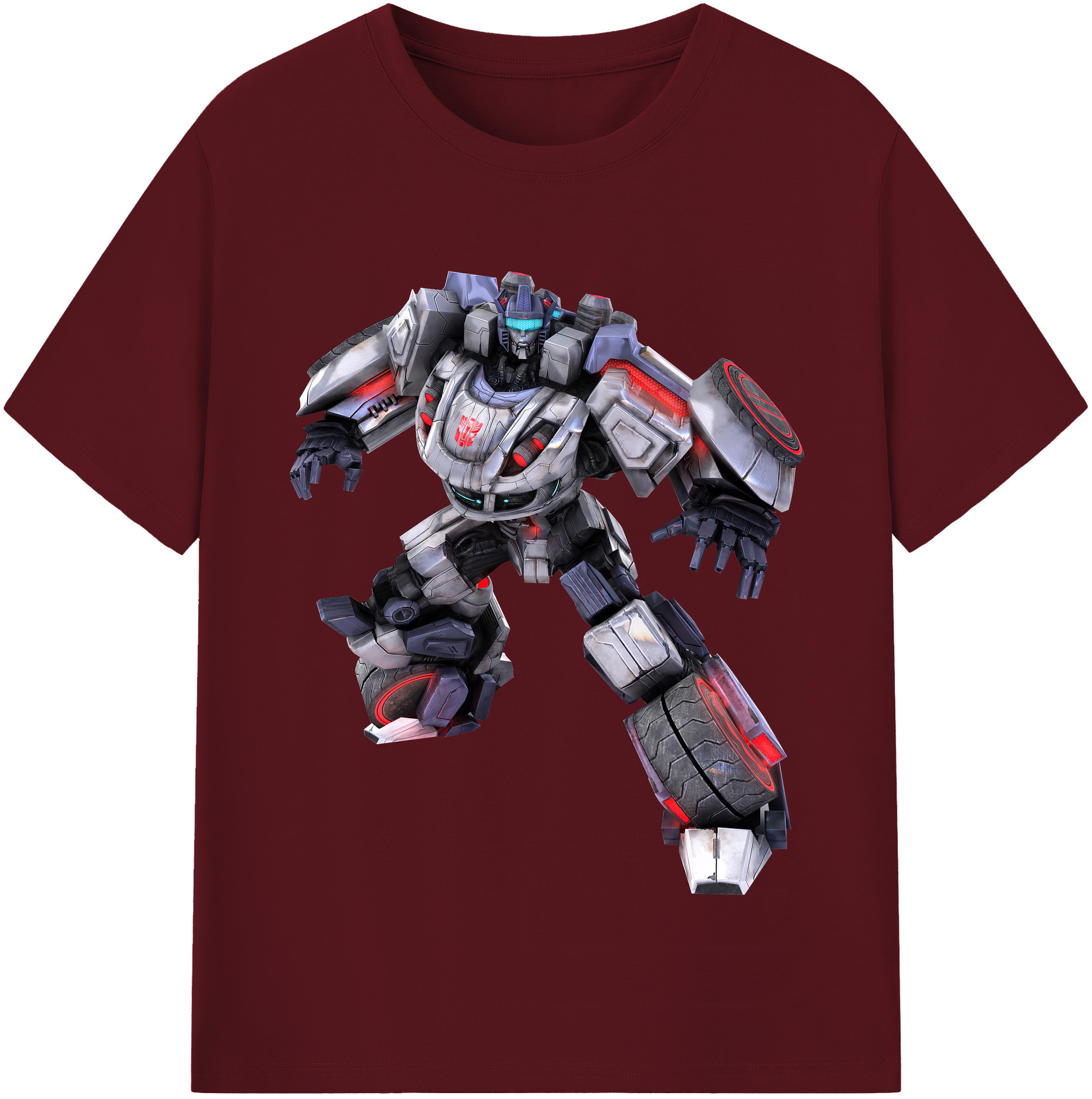 （画像用） Transformers トランスフォーマー 綿100％半袖Tシャツ（フロントプリント）